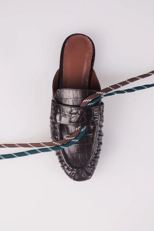 Tilly loafer chocolat croco