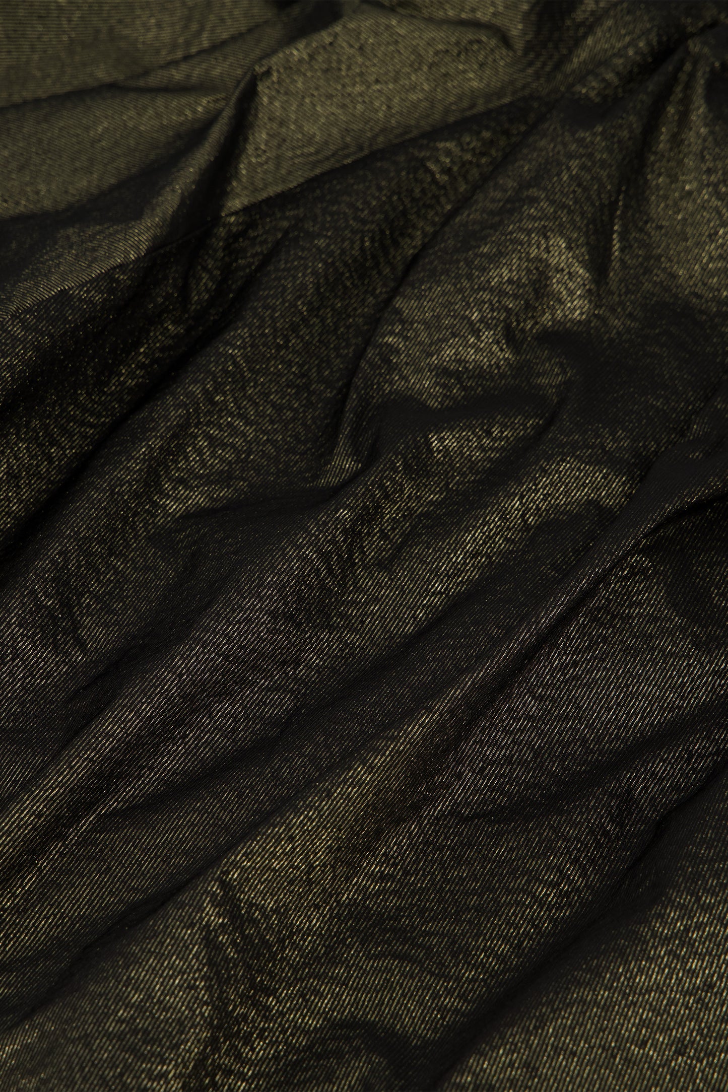 Vina Metallic Blouse Gold