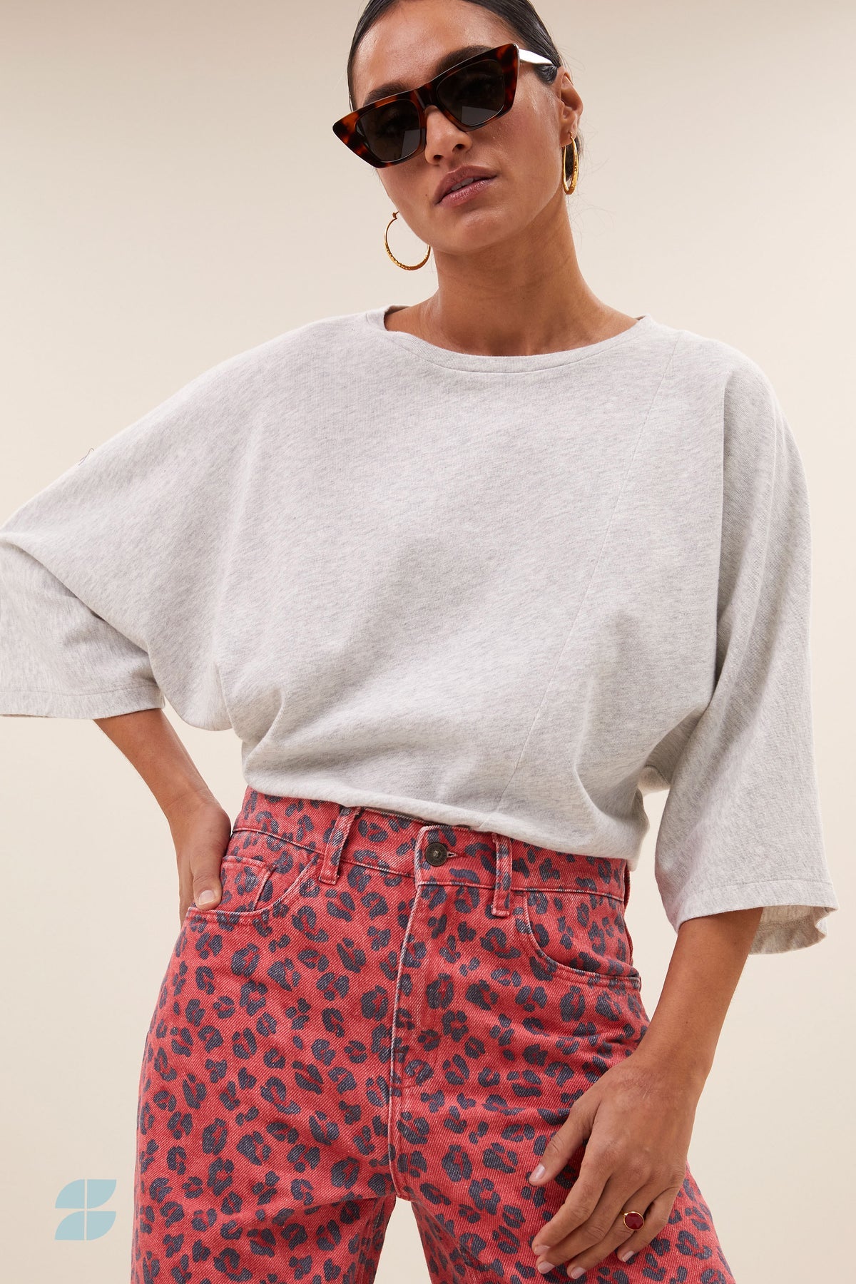 Kae Top Light Grey