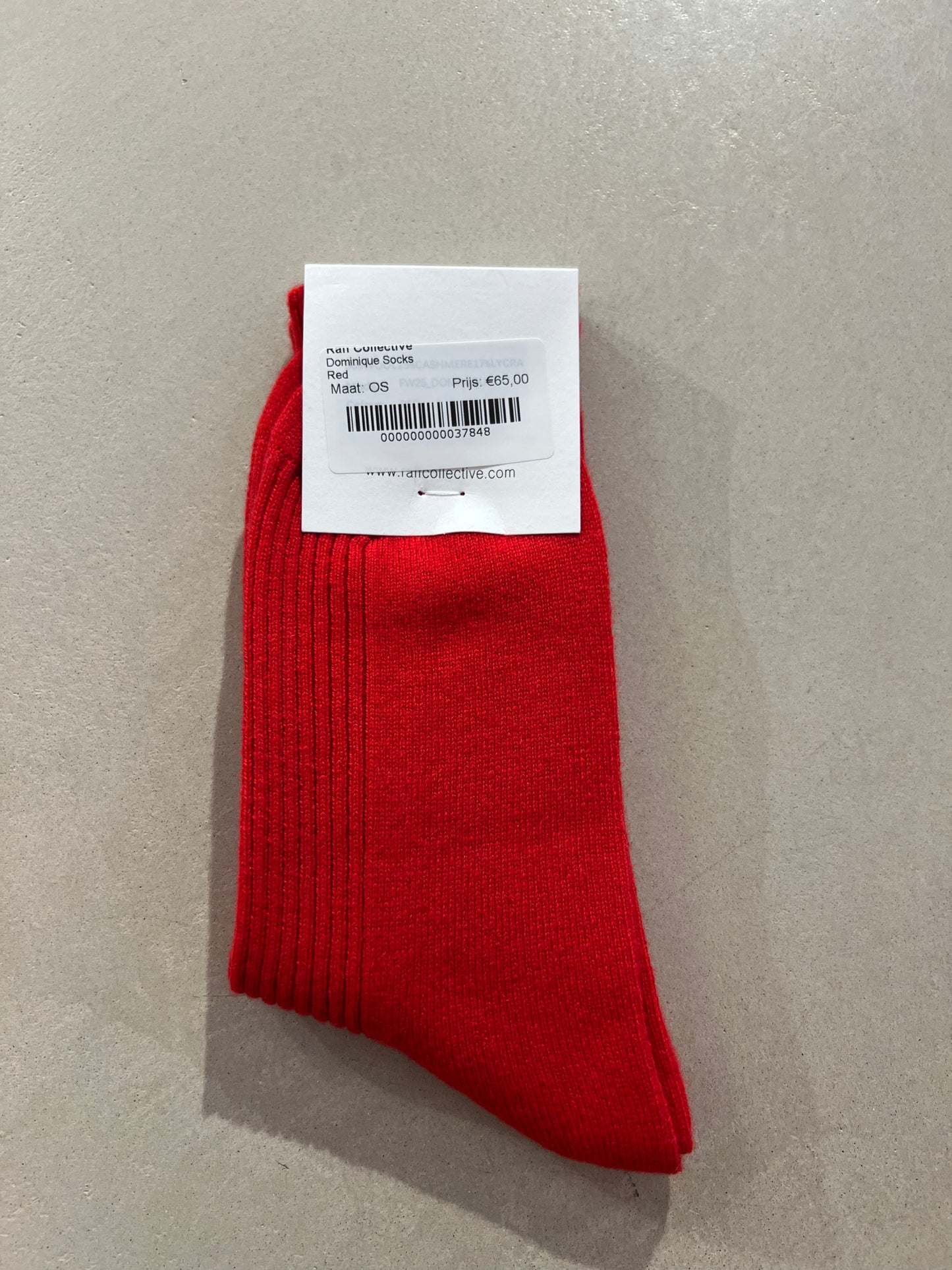Dominique Socks Red