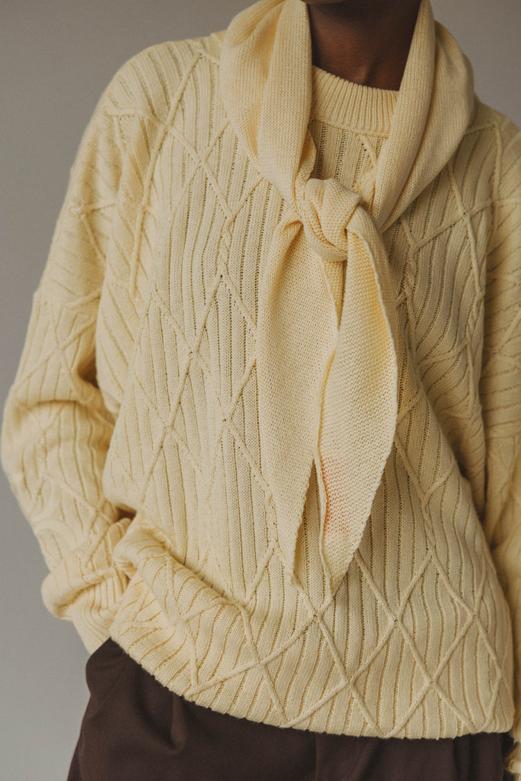 Ladybird little scarf Butter Yellow