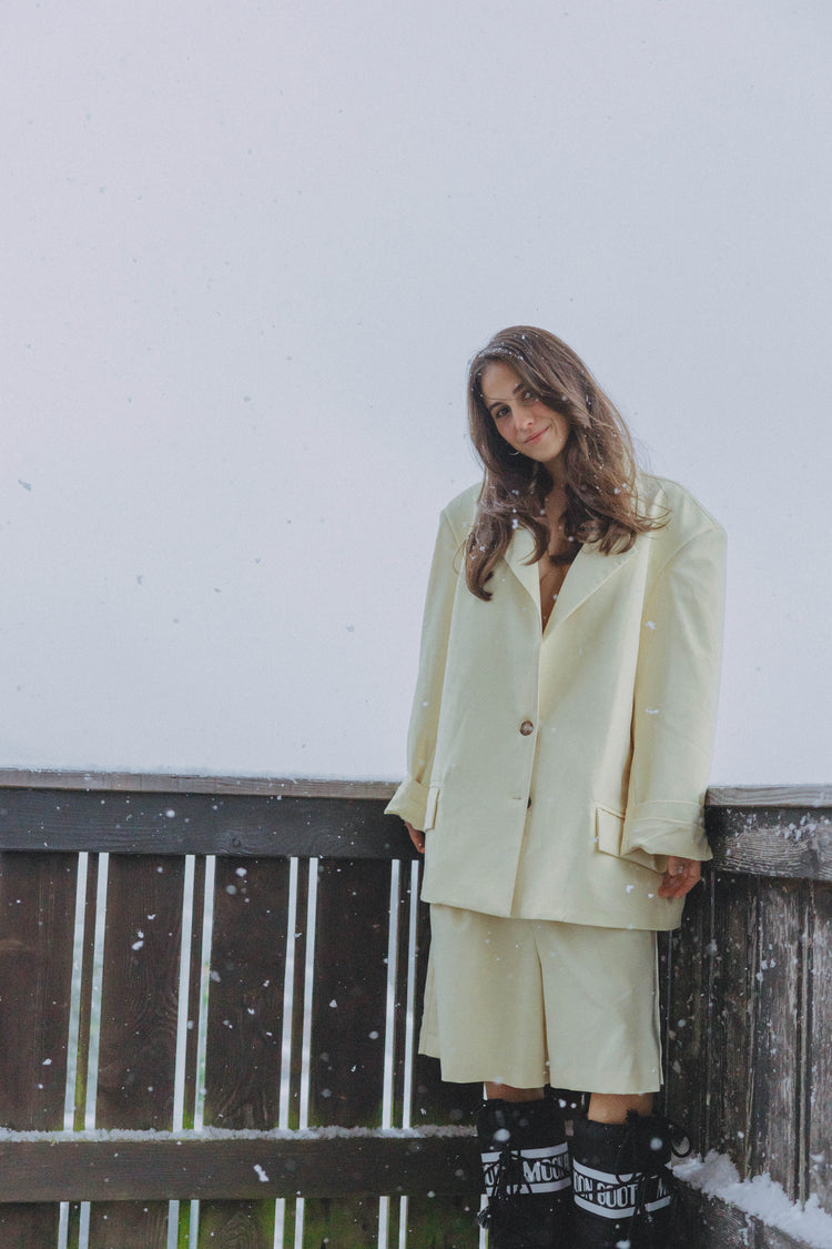 Raffa Blazer Butter Yellow