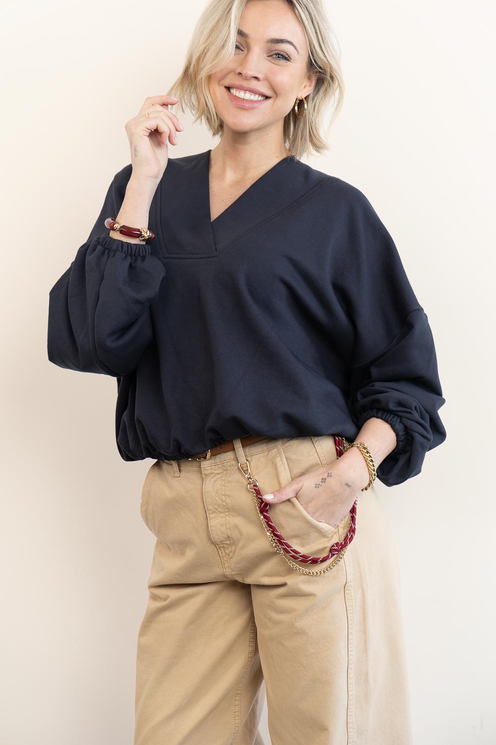Pull Tranquil Navy