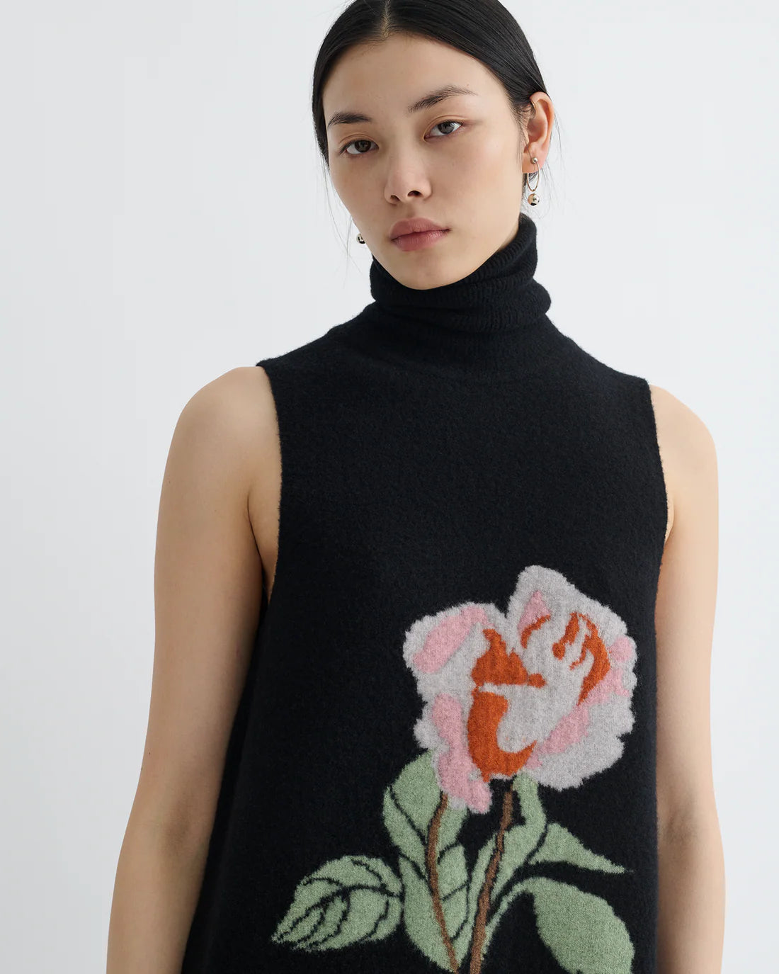 Jessam dress Black roses