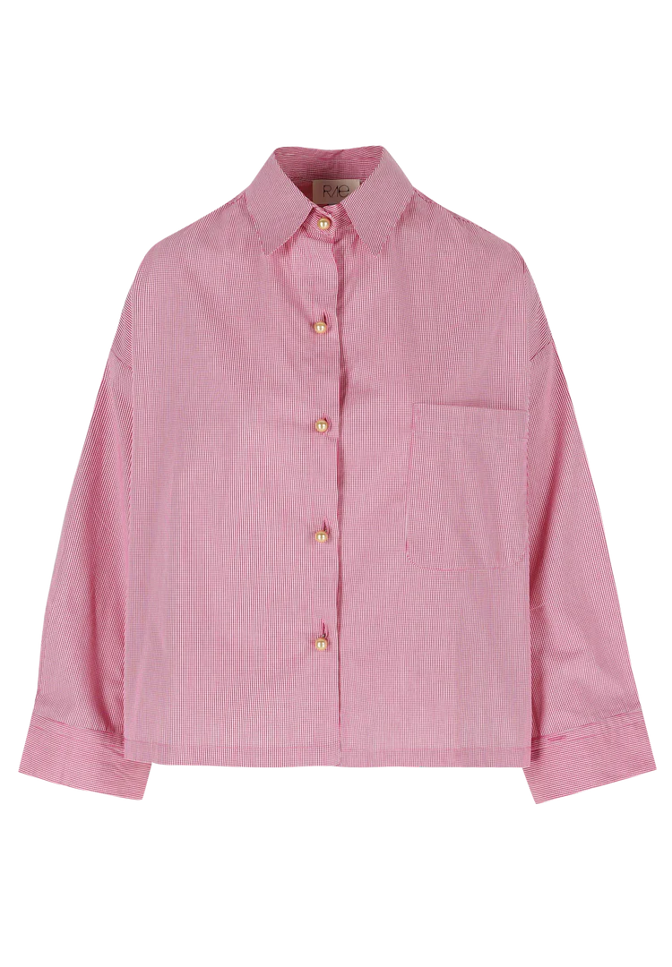 Nikki Pearl Shirt Red