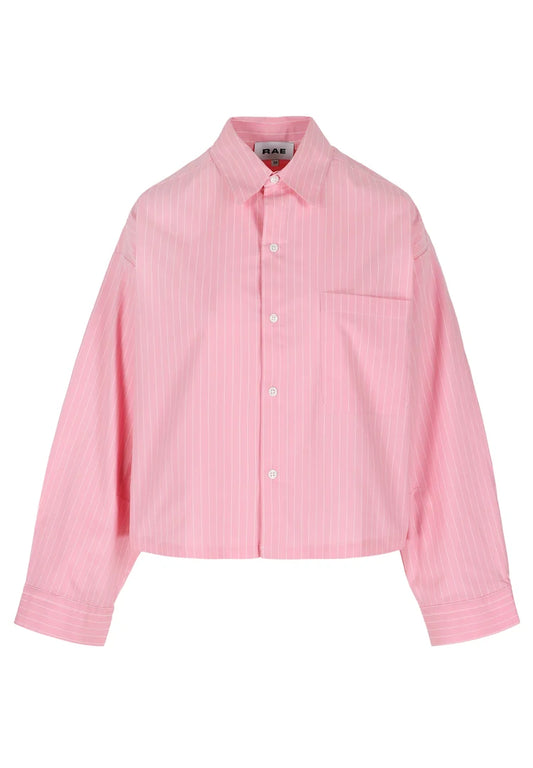 Nikki Shirt Pink/White Stripes