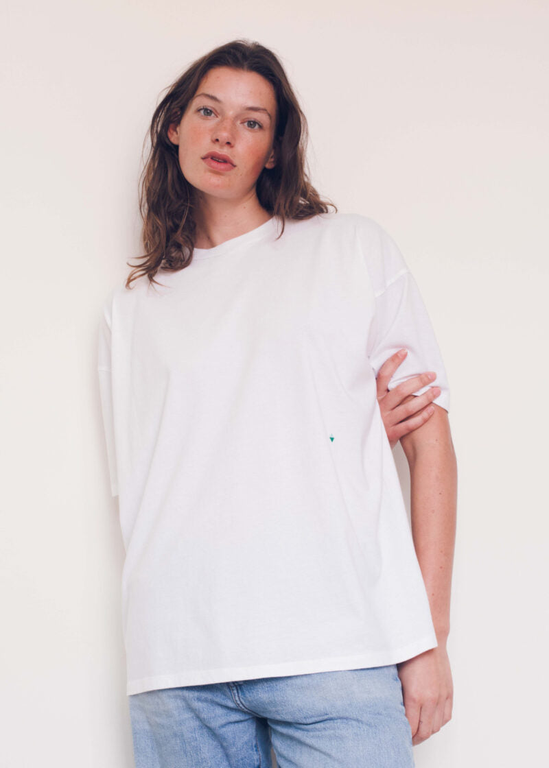 Jean tee cotton White