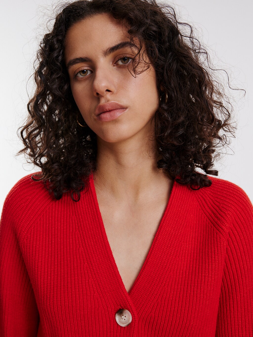 Logan Cardigan Red