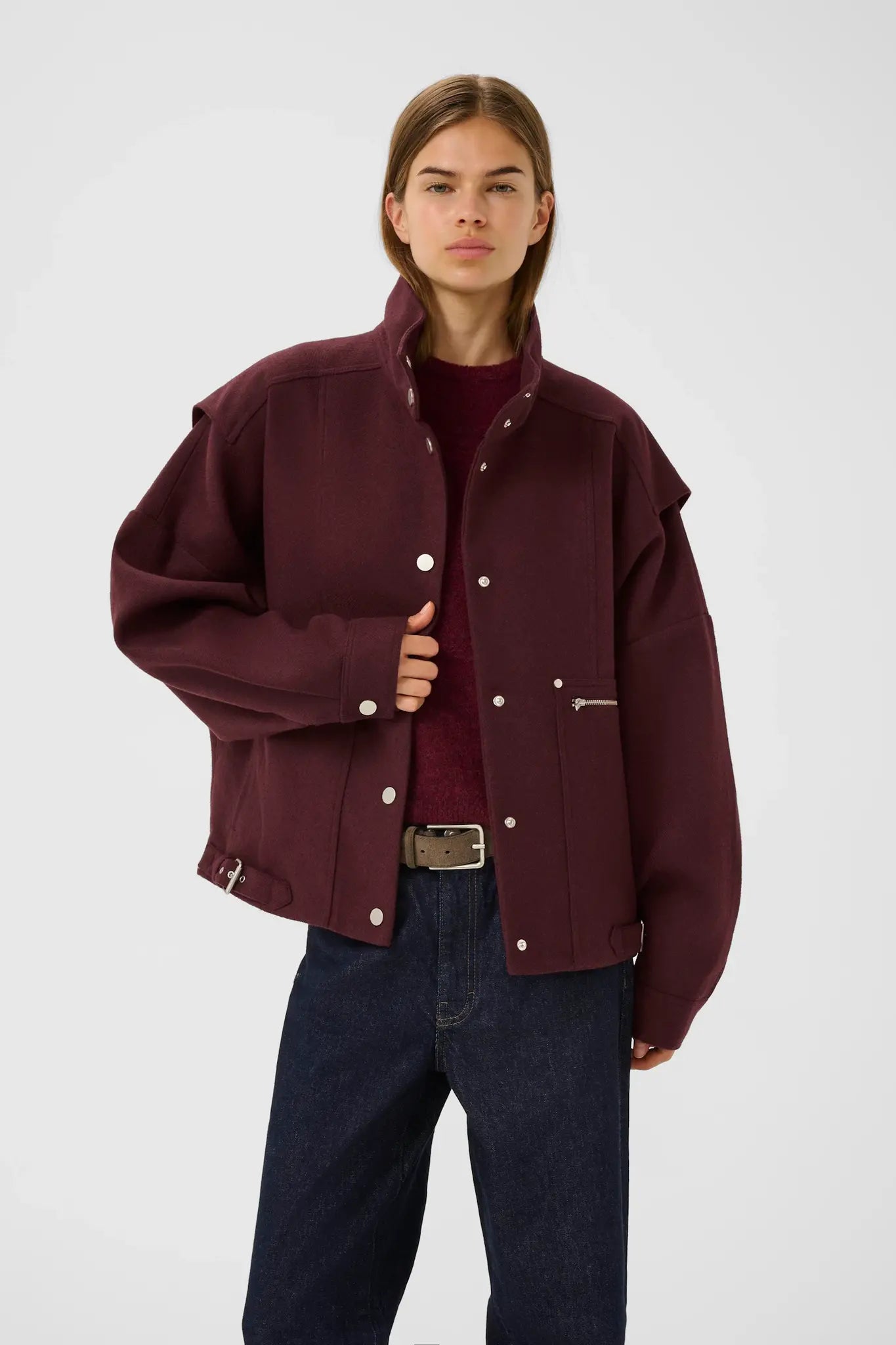 Diaz Jacket Burgundy