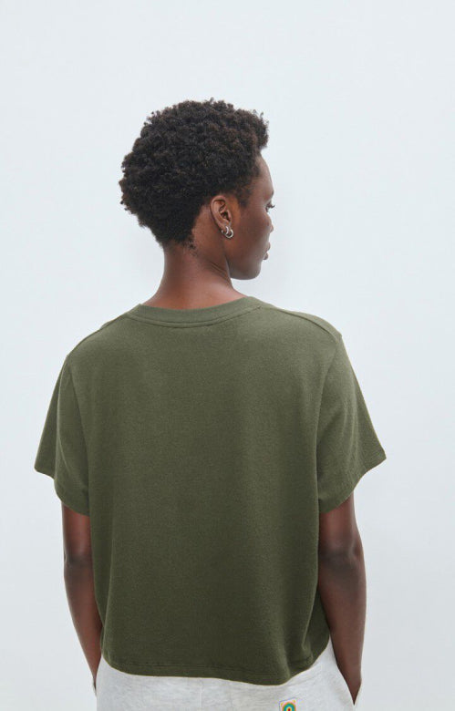 T-shirt ample col rond Copse melange