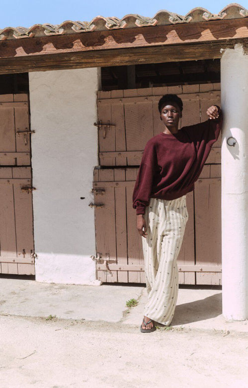 YTI03B Sweat Burgundy