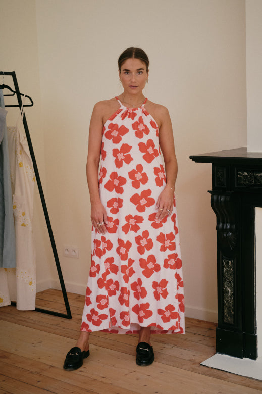 Blair Dress Velour Flower terry