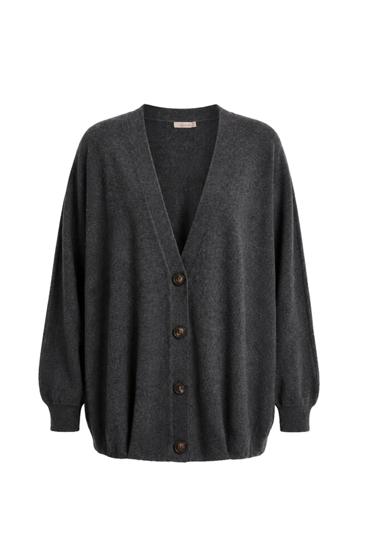 Arran Cardigan Dark Grey
