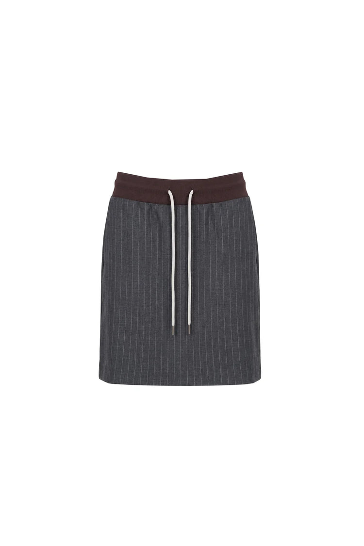 Skirt River Dark Grey/Chocolate