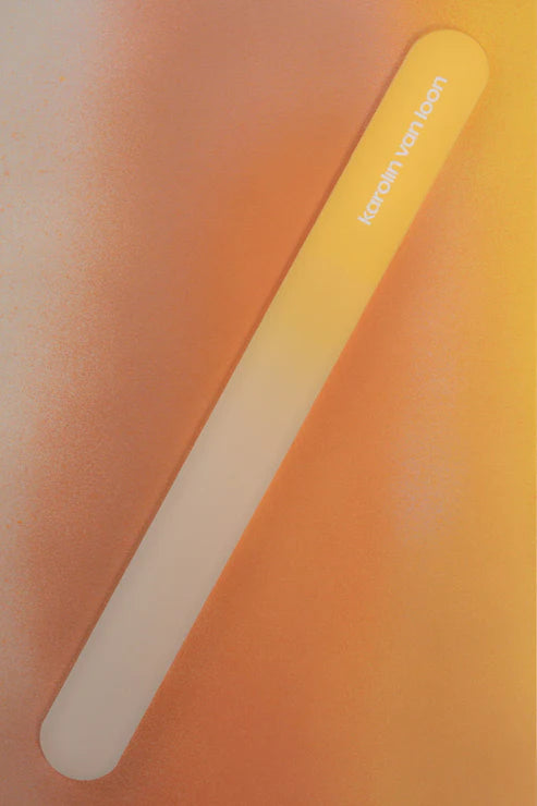 La douceur - glass nail file Yellow