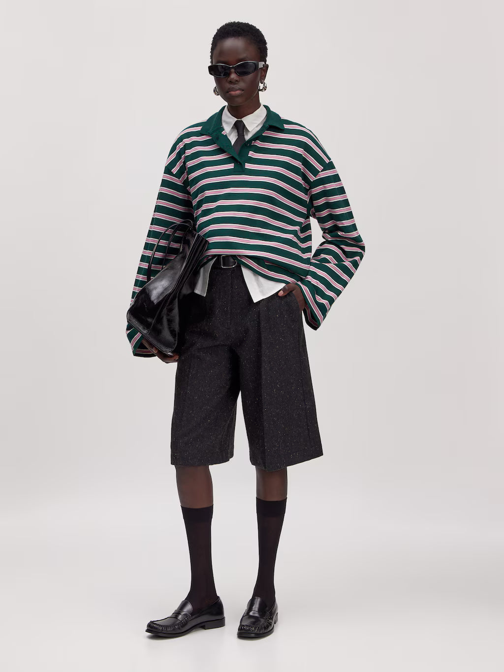 Cindy Longsleeve Green/pink