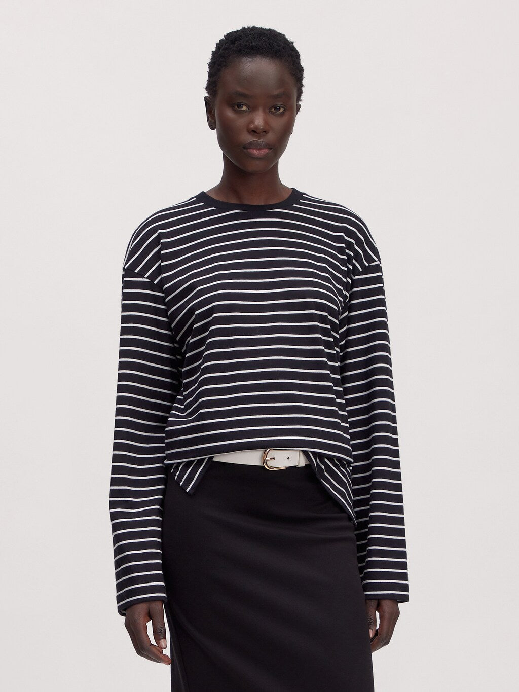 Keke Longsleeve Black/White