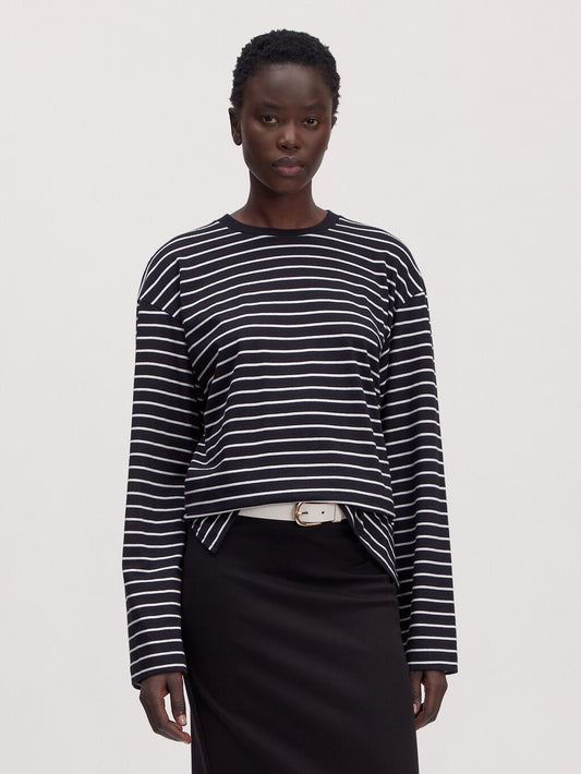 Keke Longsleeve Black/White