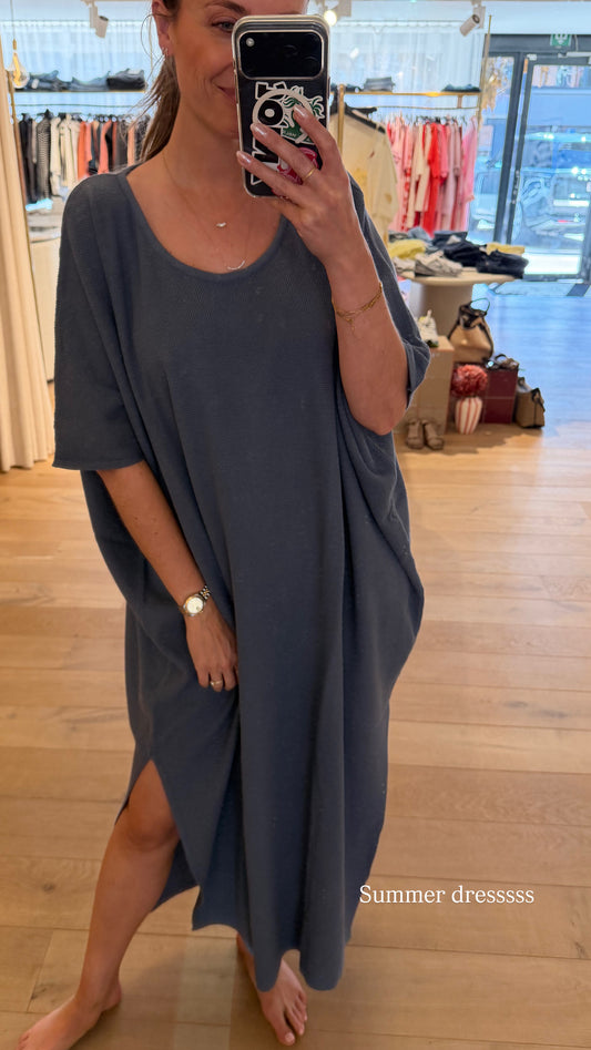 Maxi dress Jeans Blue