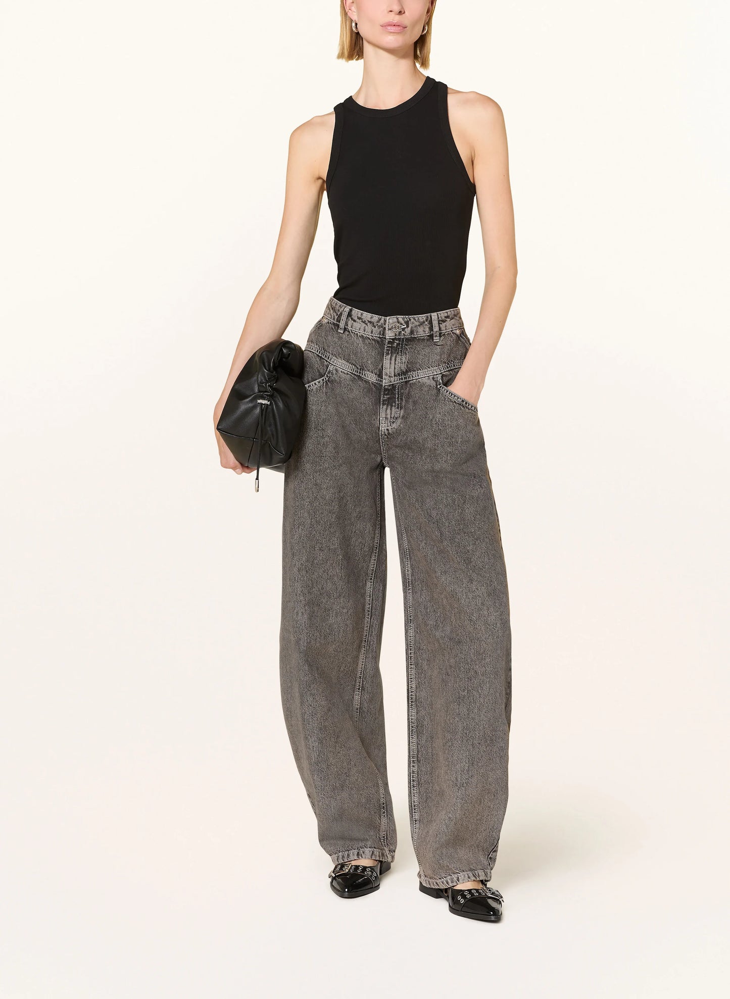 GZjosie barrel jeans Grey denim