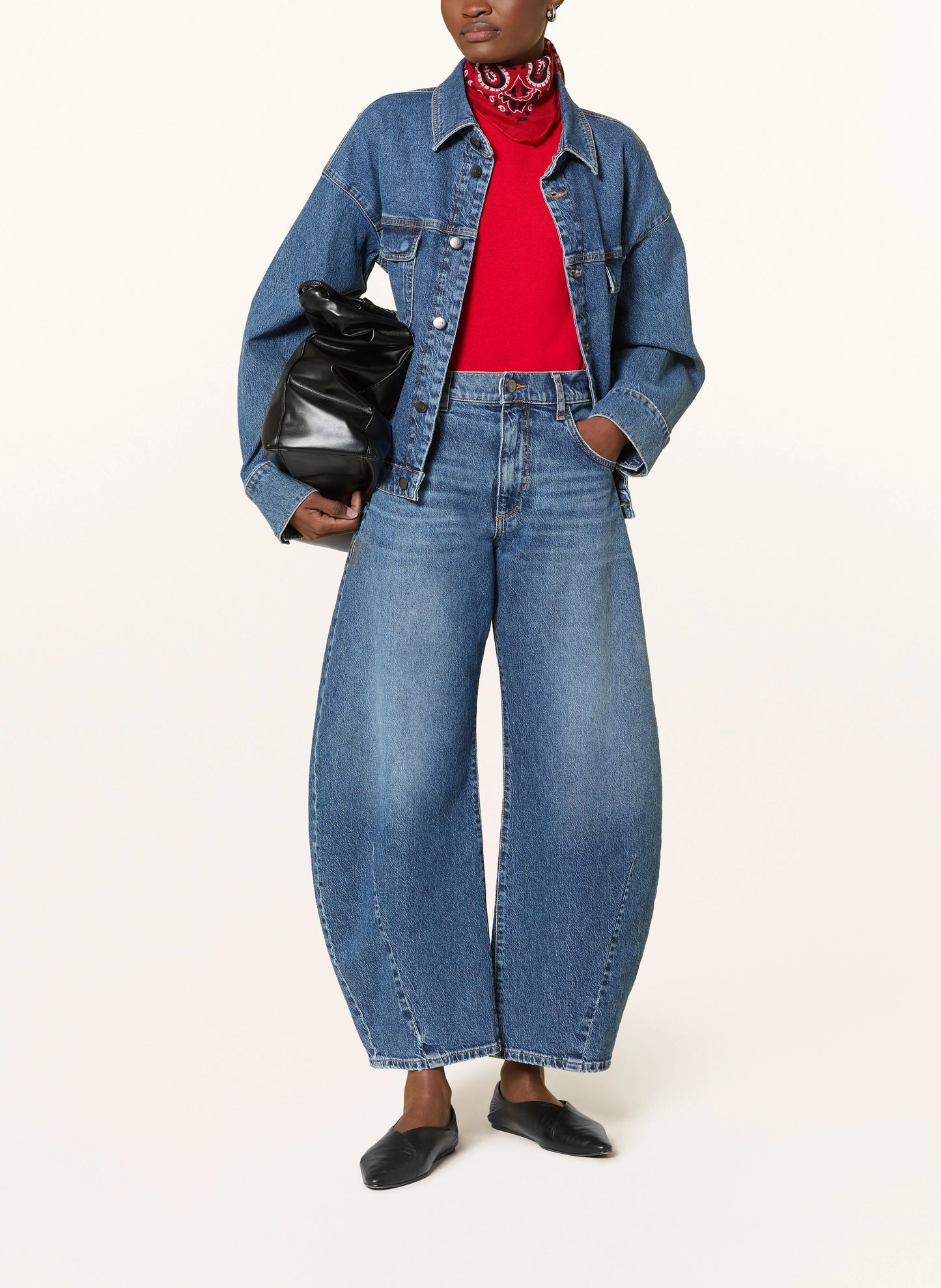 The O Shape Jeans Mid blue