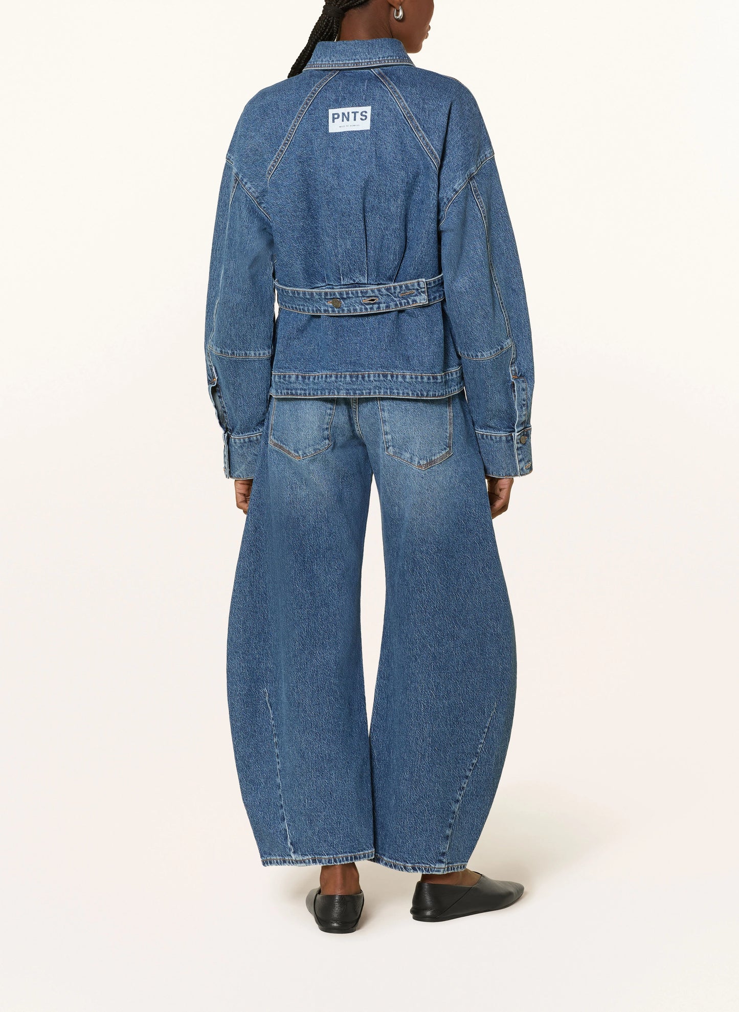 The O Shape Jeans Mid blue