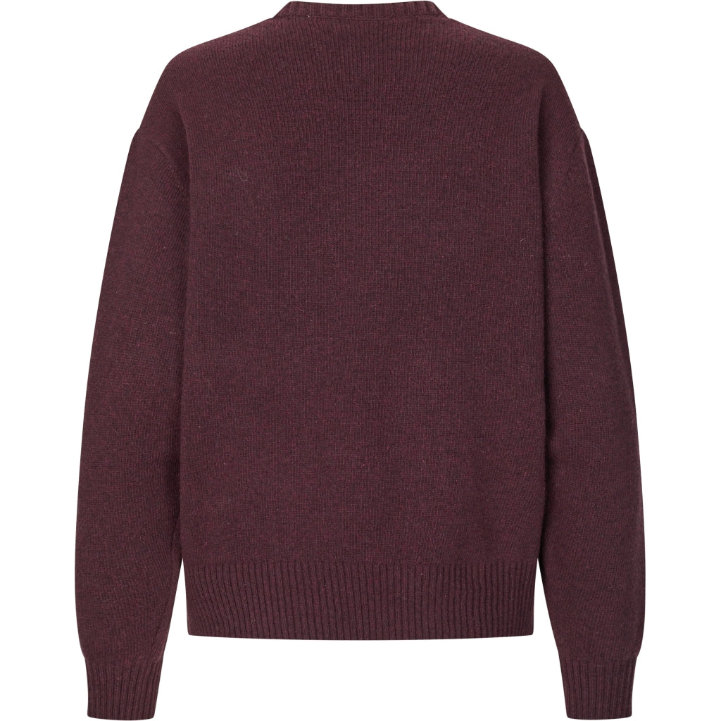Storytelling Crewneck Sweater Burgundy