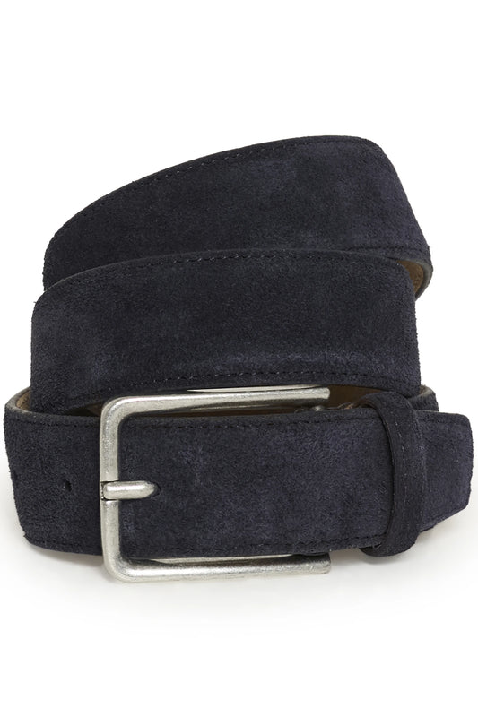 Caya Belt Navy Suede