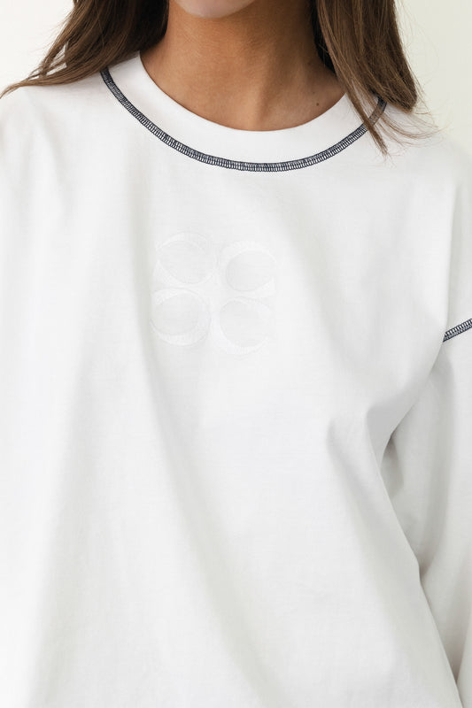 Gin Tonic long sleeve White