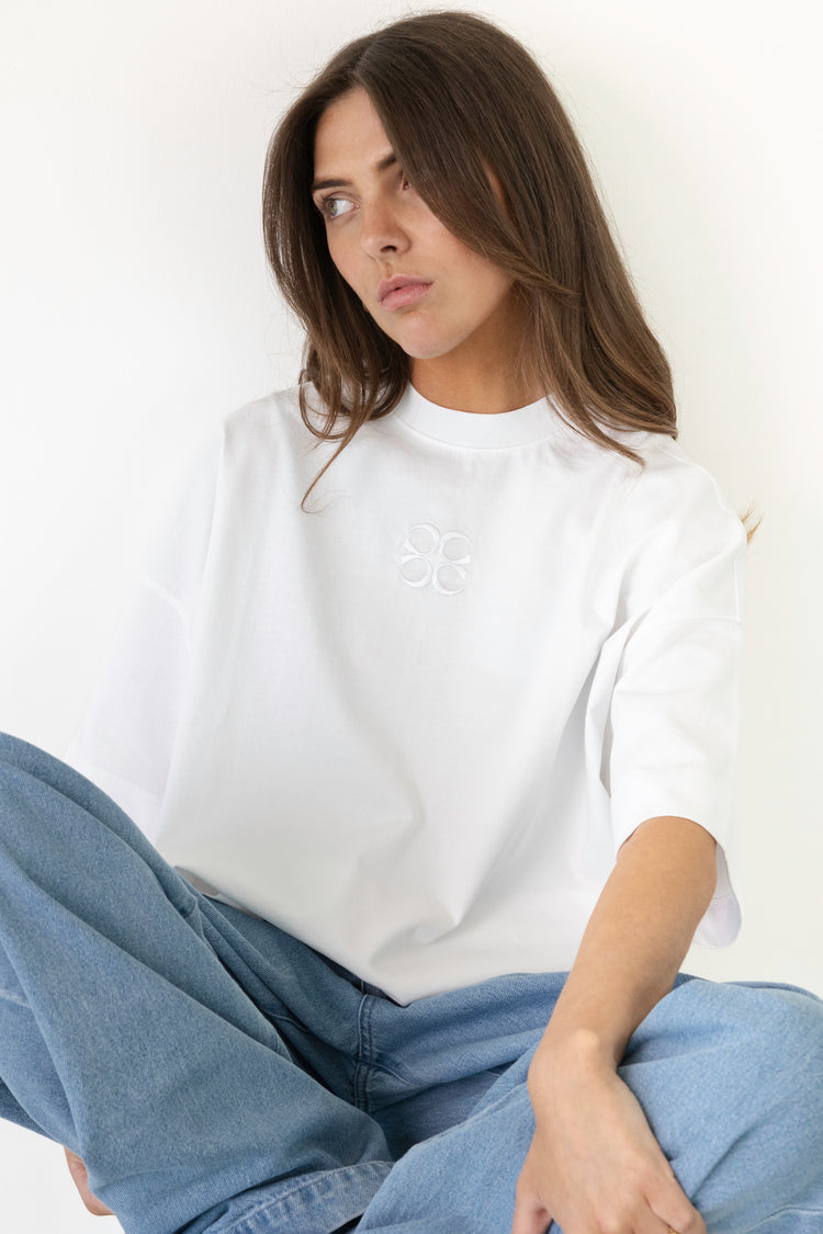 Mimosa Short Sleeve White