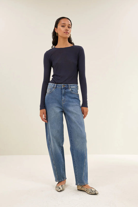 Basic wool top Midnight