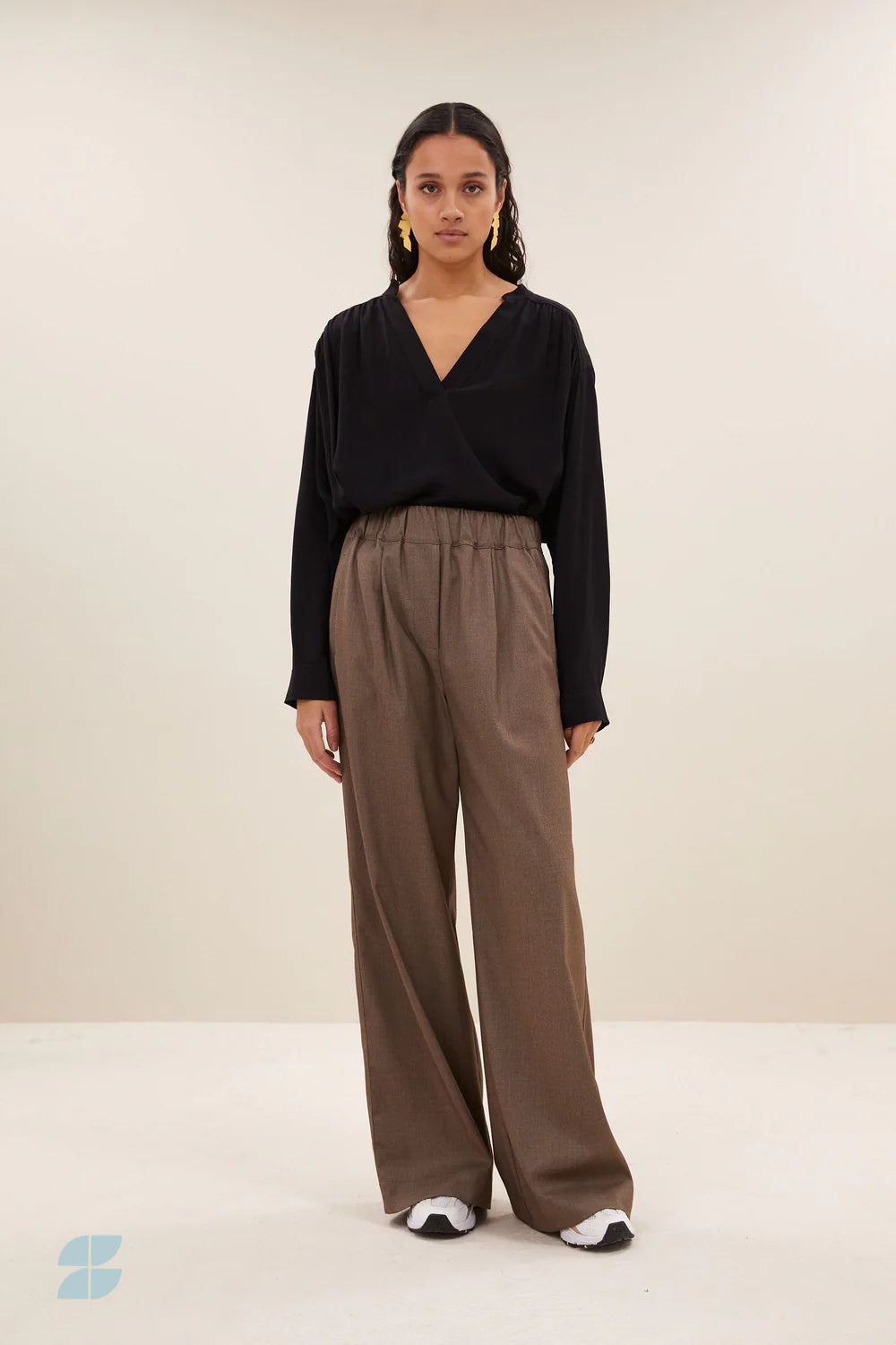 Meja viscose blouse Jet black