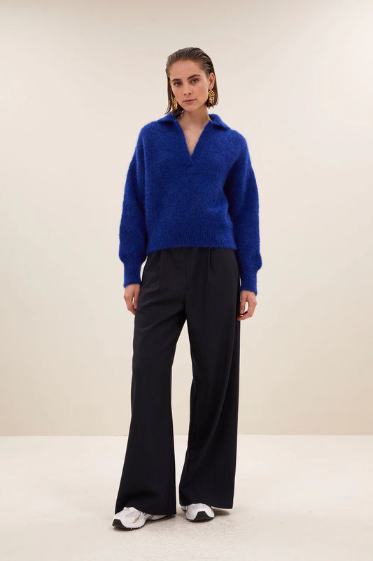 Polo pullover Queens blue