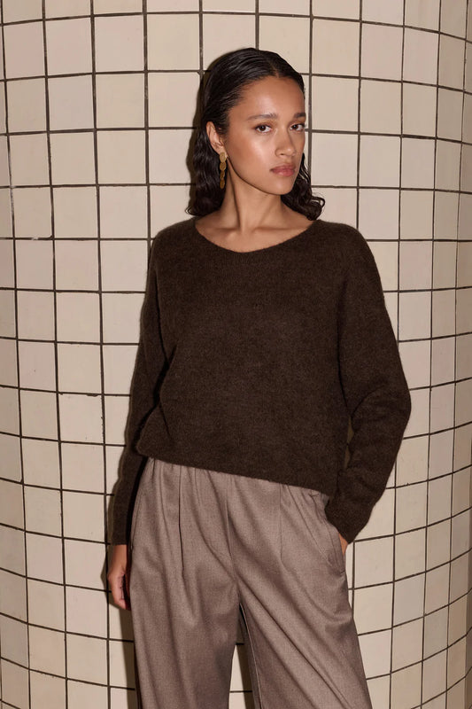 Liv pullover Cafe noir