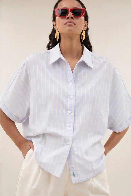 Sunny stripe blouse Sintra blue stripe