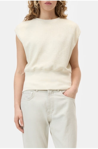 C95072 waisted crewneck Witherit beige