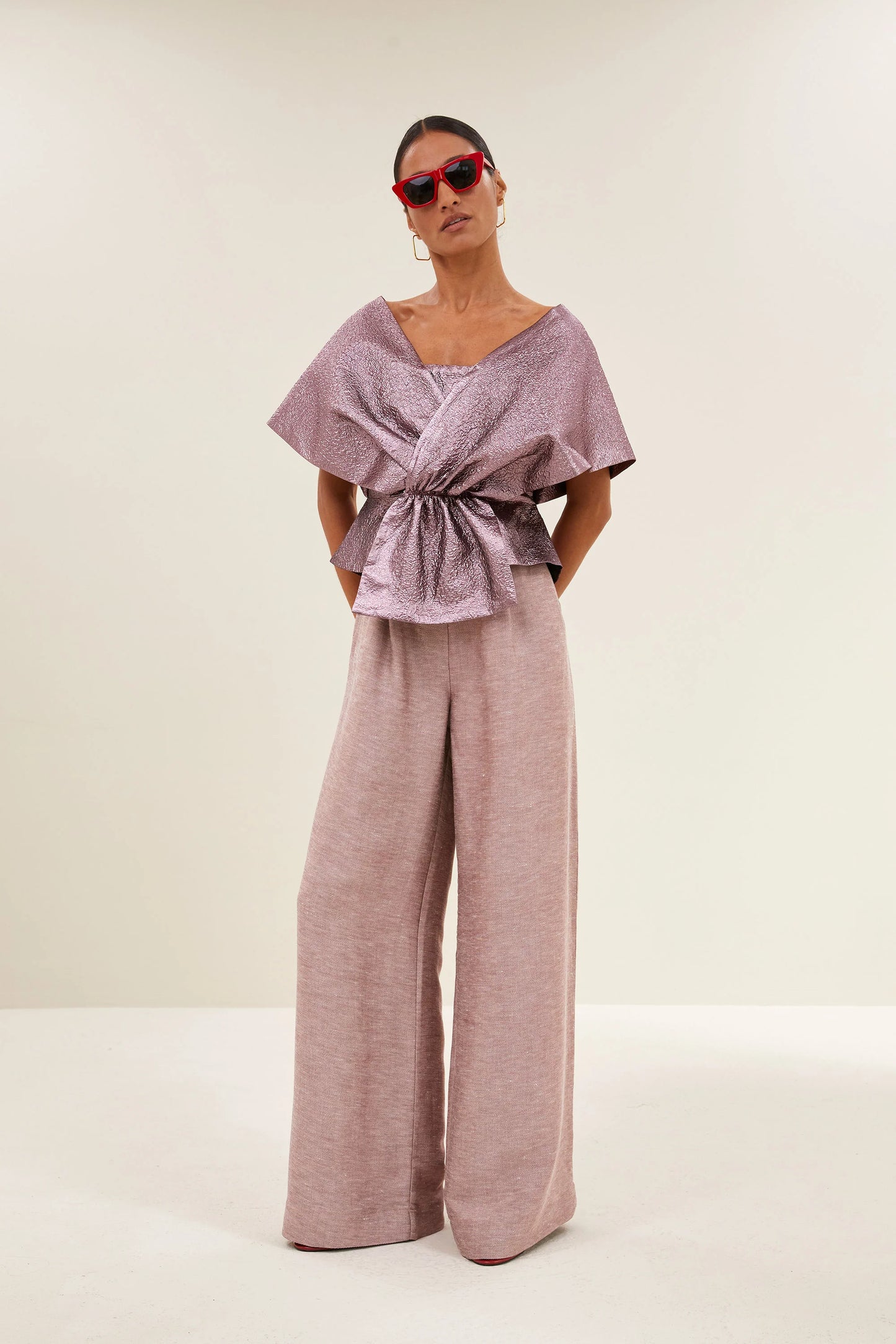 Simone dusty lilac top Dusty lilac