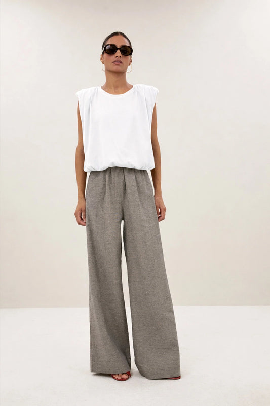 Nilou jersey top Off white