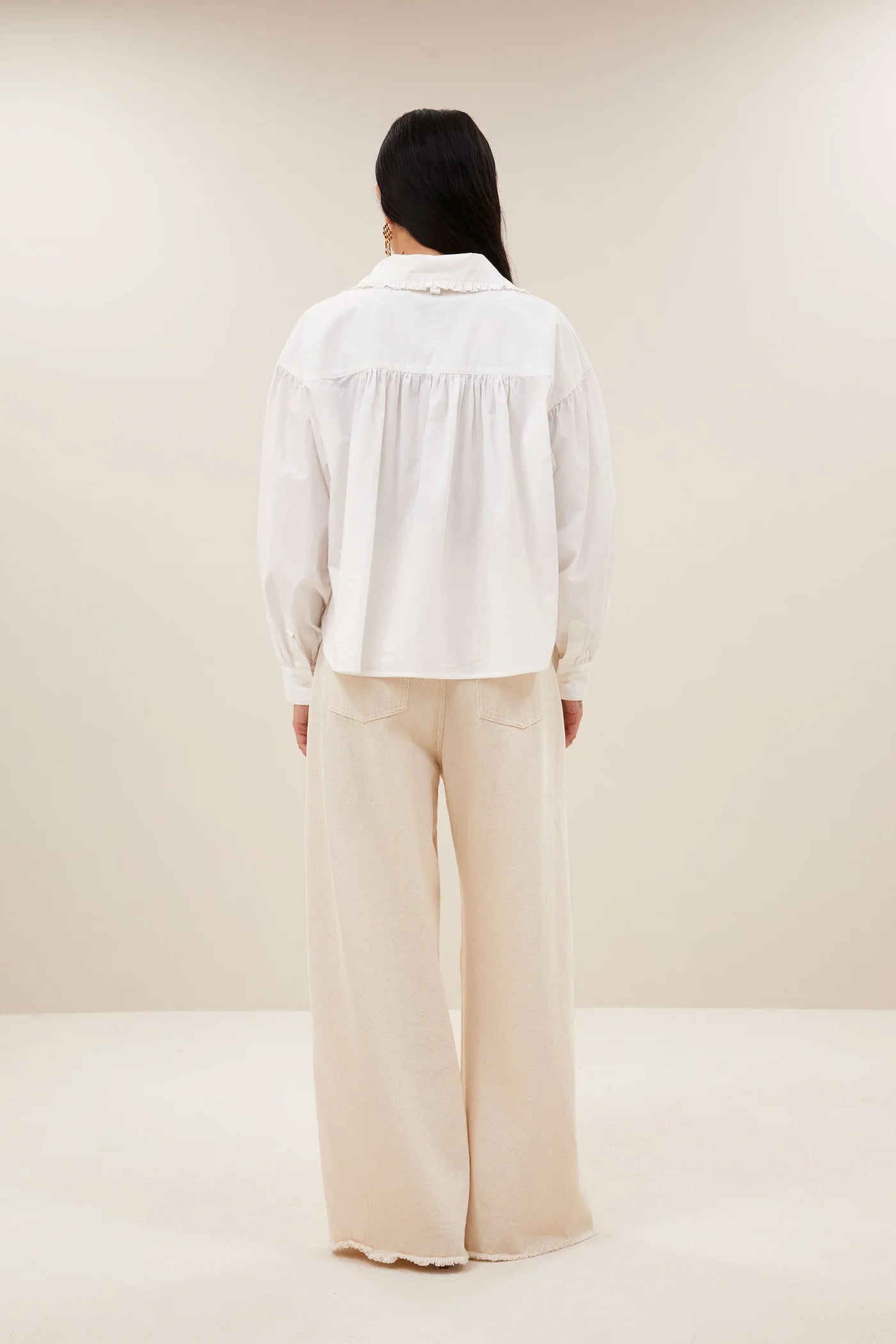 Lux Grain Jeans Raw White