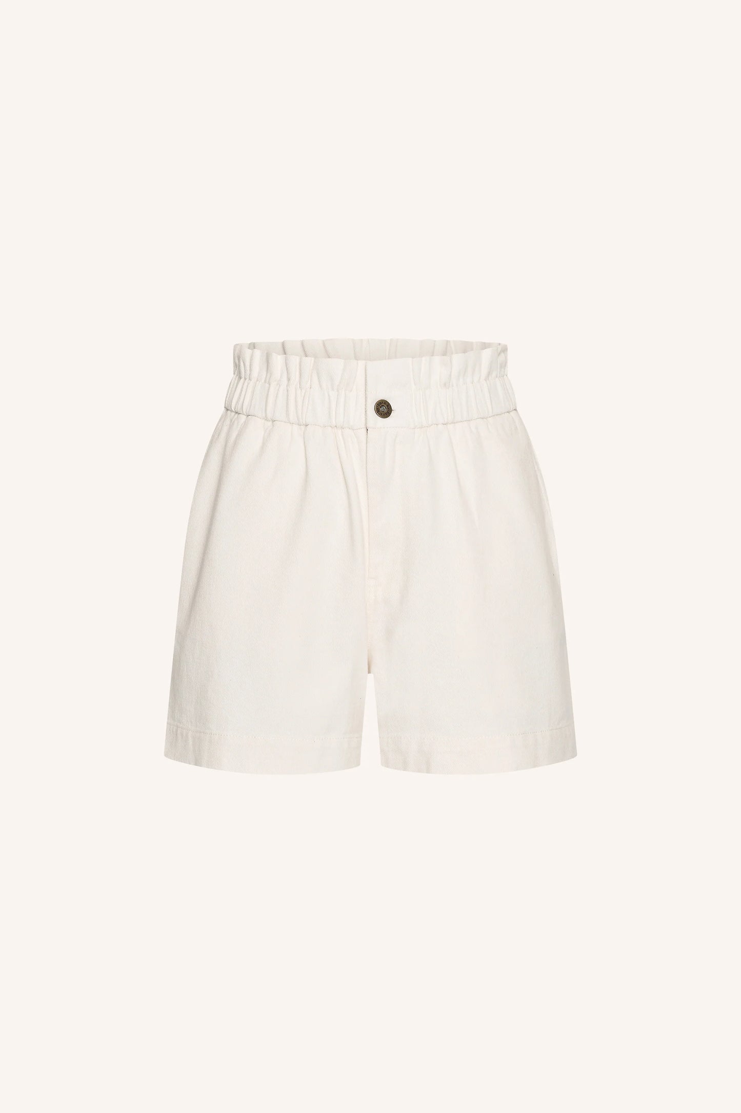 Leon twill short Cloud white