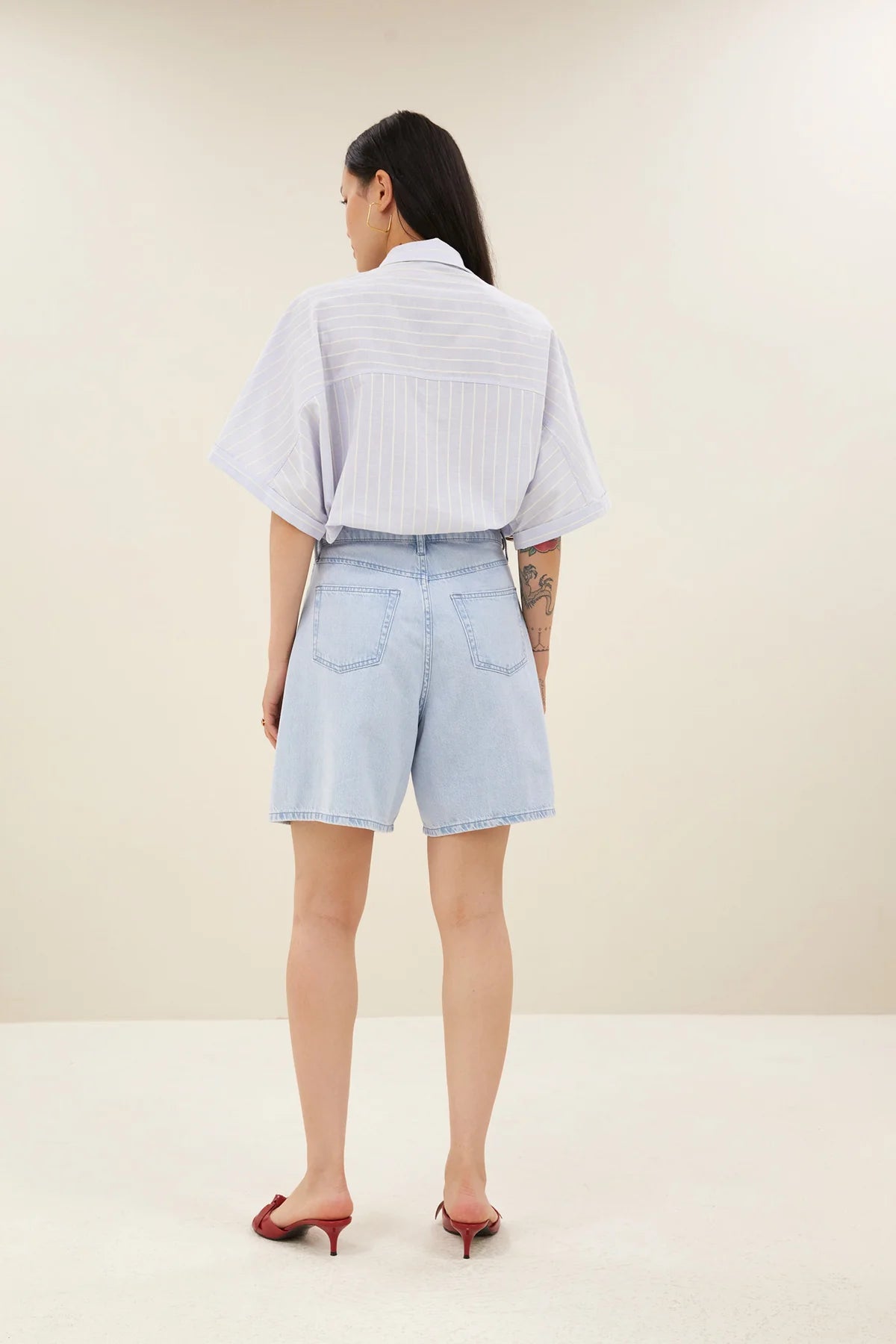 Elisa denim shorts Light denim