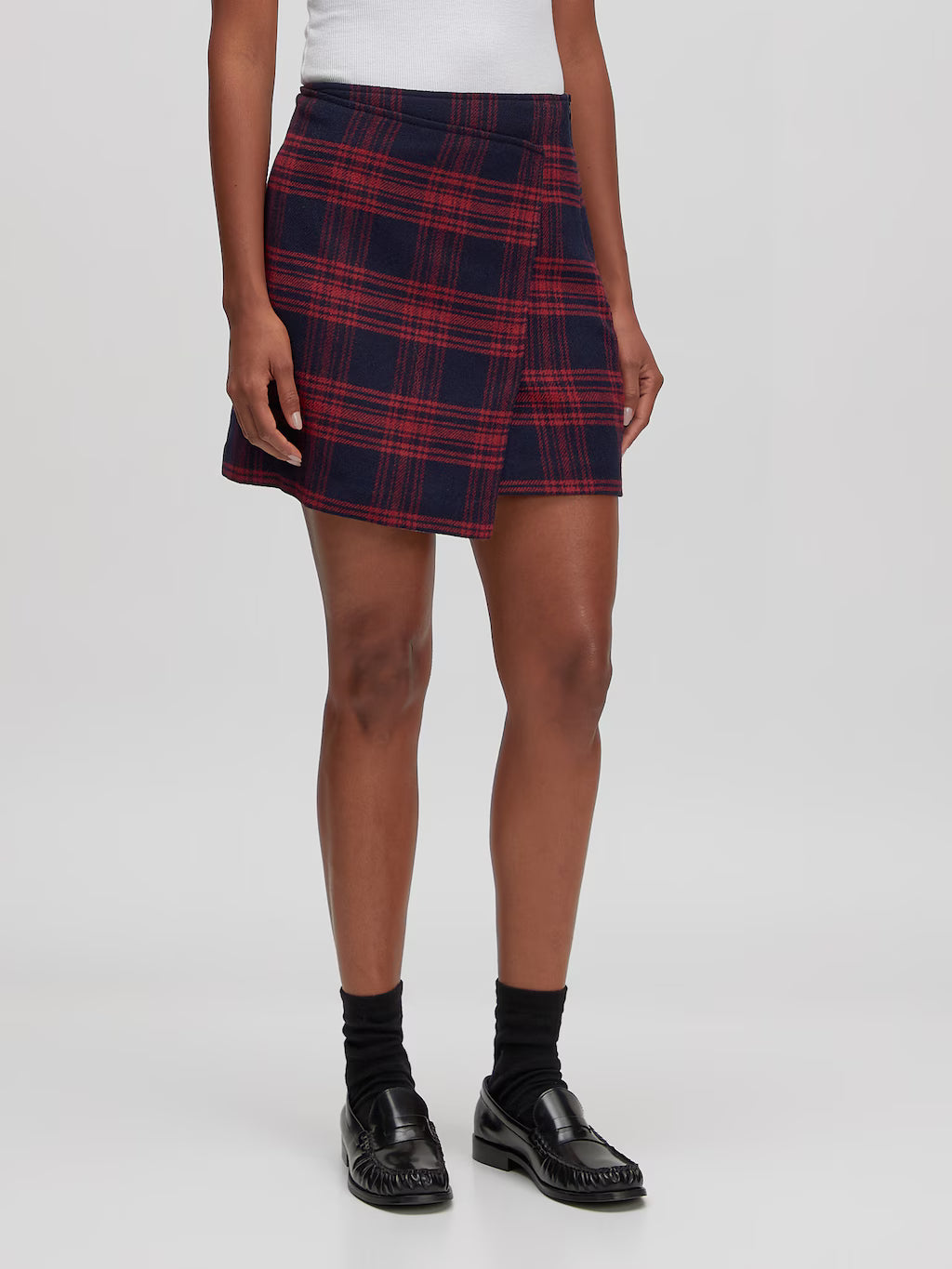 Simay Wool Skirt Blue/Red