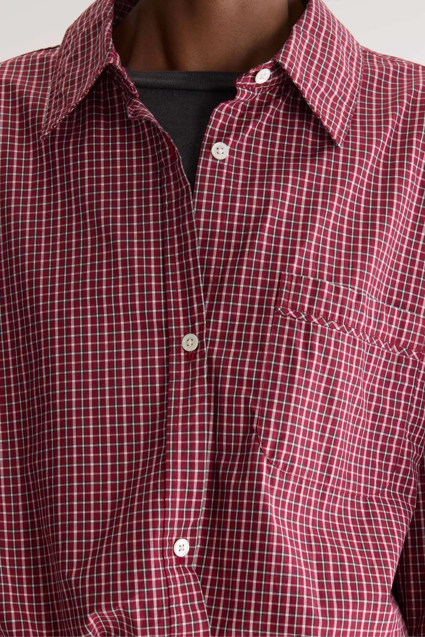 Gemma Shirt Check Red