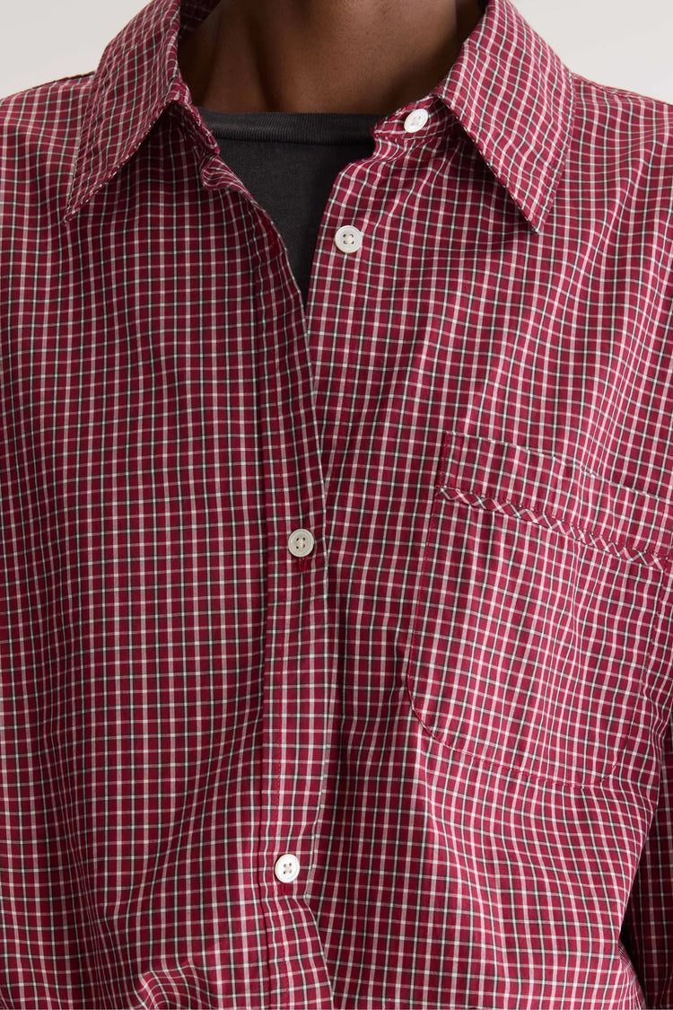 Gemma Shirt Check Red