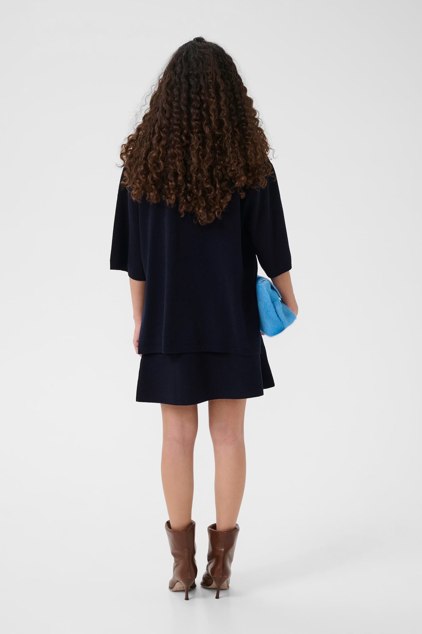 Manzi Polo Pullover Navy