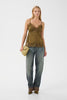 GZlalou top Khaki