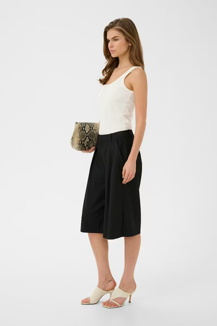 GZpaula wide shorts Black