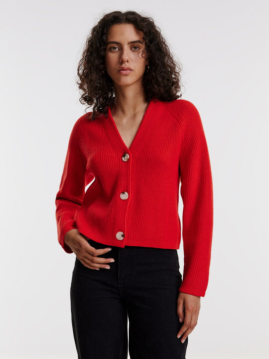 Logan Cardigan Red