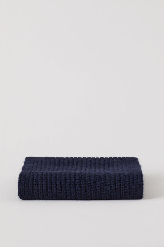 C90808 Knitted Scarf Navy