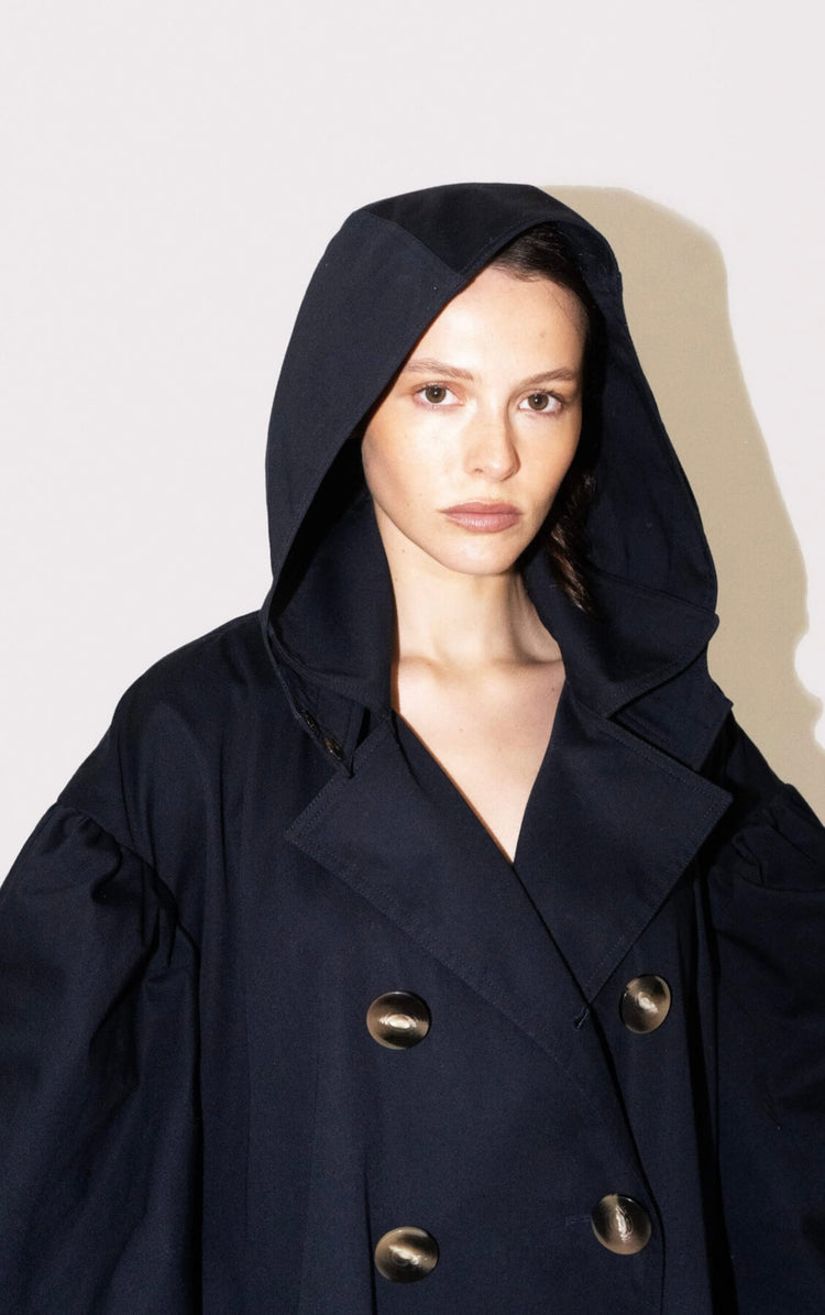 Royal raindrop trenchcoat Navy